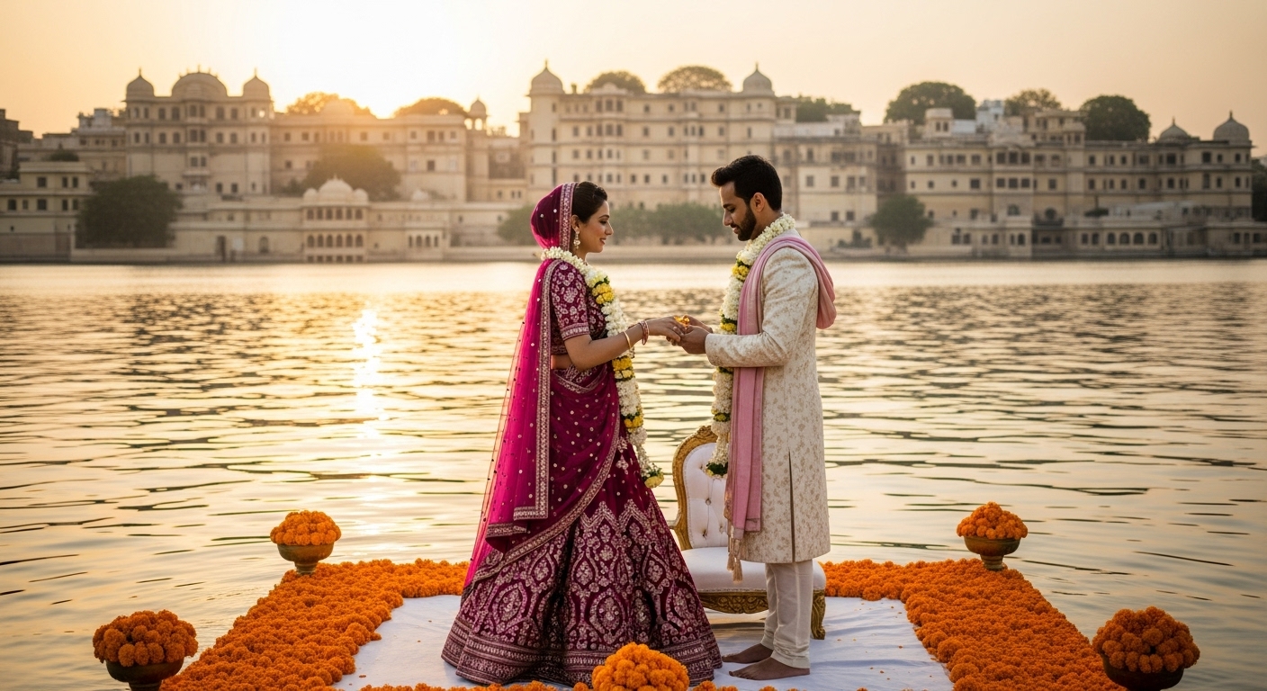 Happy Wedding Couple